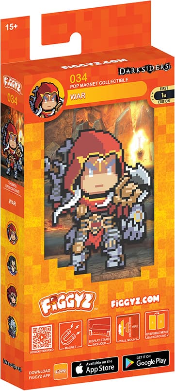 First 4 Figures pixelkonst magnetisk actionfigur (War)