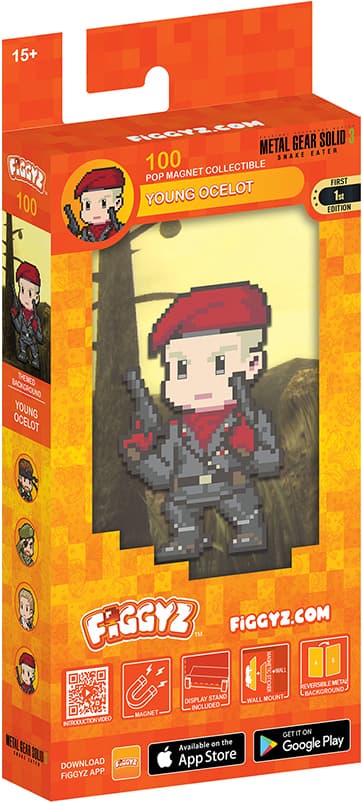 First 4 Figures pixelkonst magnetisk actionfigur (Unge Ocelot)