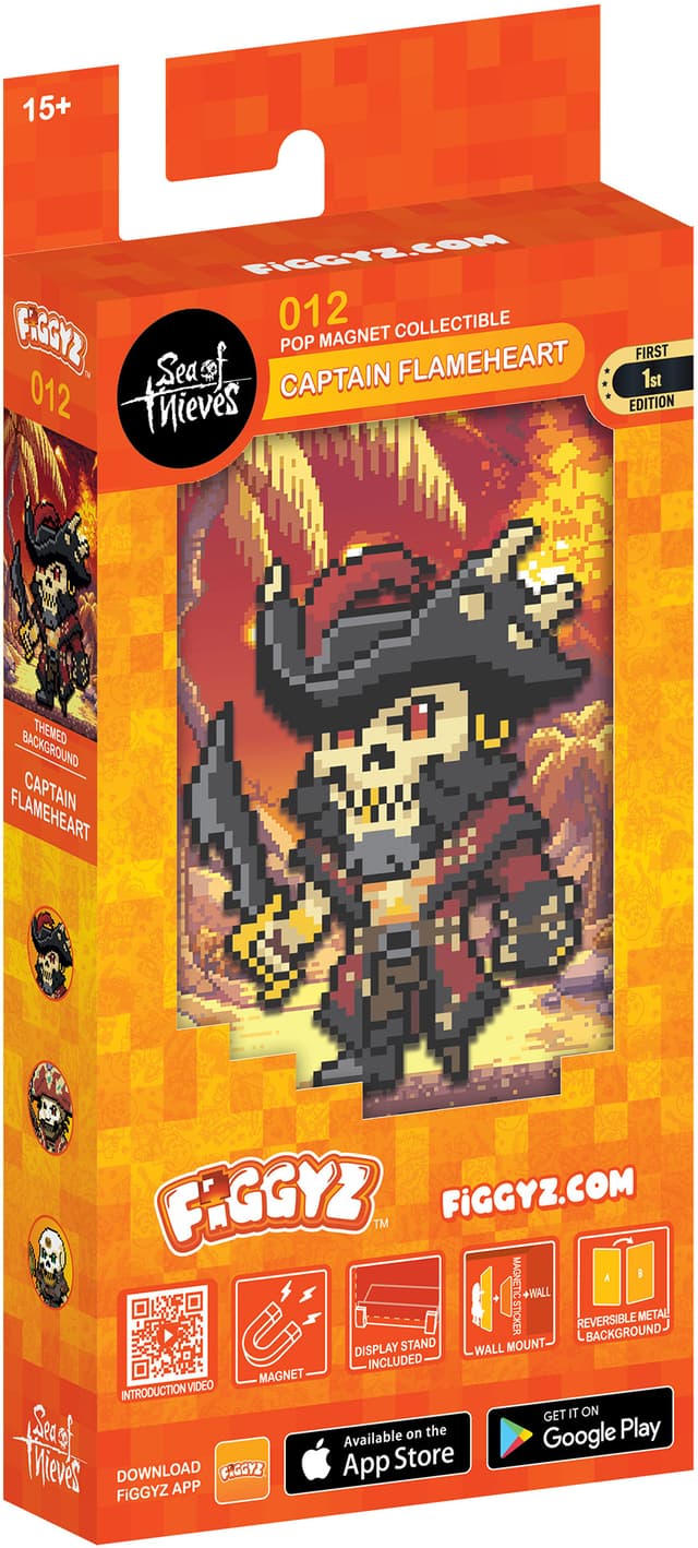 First 4 Figures FiGGYZ magnetiska actionfigur (Captain Flameheart)