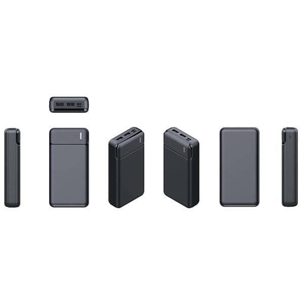 United PB2572 powerbank 20000 mAh med flera USB-utgångar - Svart