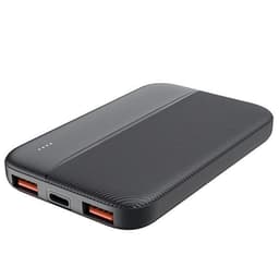 United PB2502 powerbank 5000 mAh USB-A ja USB-C - Musta