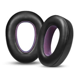 Musta-violetti lampaannahkainen kuuloketyyny, 2 kpl (kiinnikkeillä) - compatible with Sennheiser PXC550 -kuulokkeille