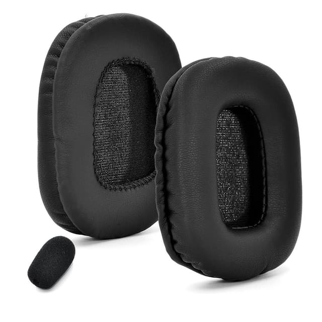 2 St Proteinläder Öronkuddar + Mic Skydd Kompatibla med BlueParrott B550-XT Headset