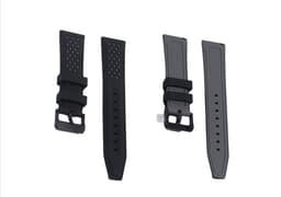 Silikoninen ranneke Huawei / Samsung / Garmin -kelloille Harmaa 20 mm