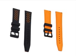 Silikonreim til Huawei/Samsung/Garmin Oransje 22 mm