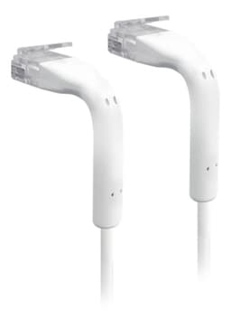 UniFi Ethernet Patch Cable Bendable booted RJ451m white