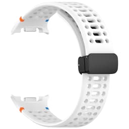 SAMSUNG WATCH 8/8 CLASSIC SILIKONREM - Komfortabel og Åndbar White