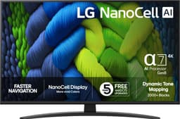LG 43" NANO 82 4K NanoCell TV (2025)