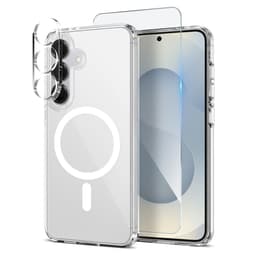 NORTHJO Samsung Galaxy S25 TPU-suojakuori + Karkaistu lasikalvo + Kameran linssinsuoja