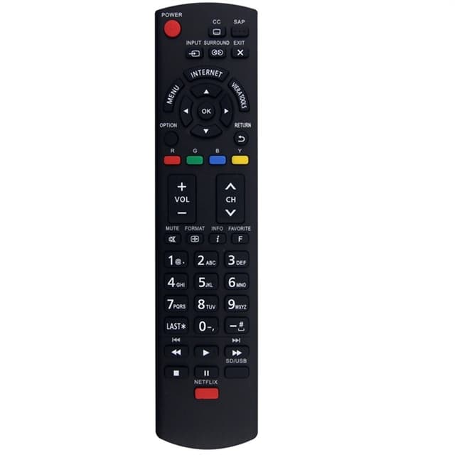 Fjärrkontroll Ersättning för N2QAYB000779 För Panasonic TV
