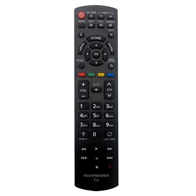 Fjärrkontroll Ersättning för N2QAYB000830 För Panasonic TV