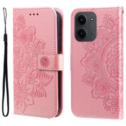 Til Xiaomi Redmi 15C Stand Cover Mandala Tegnebogsetui
