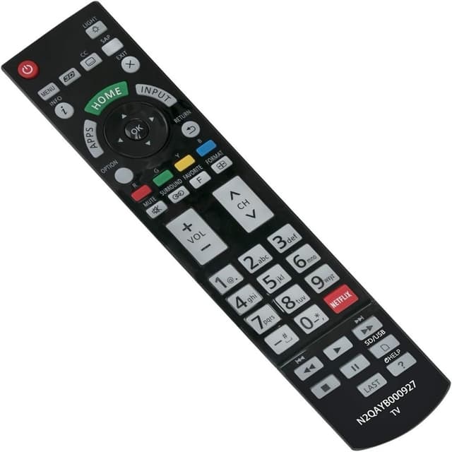 Fjärrkontroll Ersättning för N2QAYB000927 För Panasonic TV