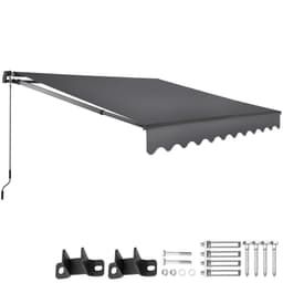 tectake Markise Ornella med vægbeslag 250 x 200 cm