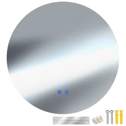 LED-badrumsspegel Aurora, dimbar, med 3 ljusfärger