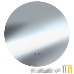 LED-badrumsspegel Aurora, dimbar, med 3 ljusfärger