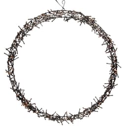 ECD Germany lyskrans Ø58 cm 500 dioder varm hvid IP44 dørkrans julebelysning