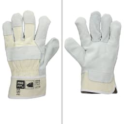 ECD Germany 36 par Pro-Fit® handsker i okselæder str. 9/L - naturfarvet
