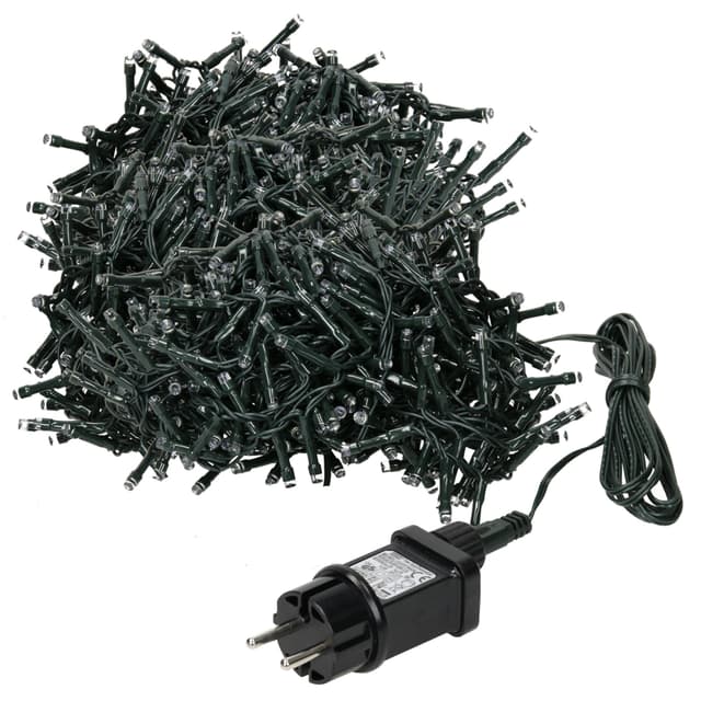 Julgransdekorationer LED-kluster 24 m ultra varmvit
