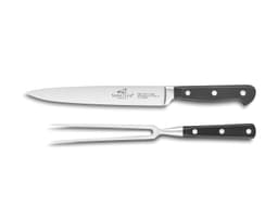 Sabatier Pluton carving set 2 parts Steel/Black