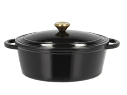 Pillivuyt Gourmet Støpejernsgryte Svart
