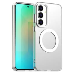 SKALO Samsung S25 FE Candy Series Hybrid Suojakuori - Valkoinen