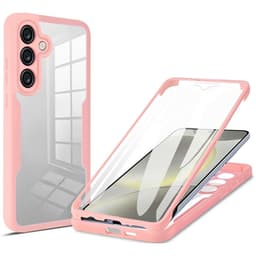 SKALO Samsung S25 FE 360 TPU Suojakuori - Pinkki