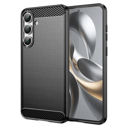SKALO Samsung S25 FE Armor Carbon Suojakuori - Musta