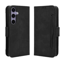 SKALO Samsung S25 FE 6-LOKEROA Lompakkokotelo - Musta