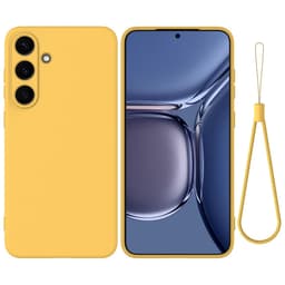 SKALO Samsung S25 FE Ohut Silikoni Suojakuori - Keltainen