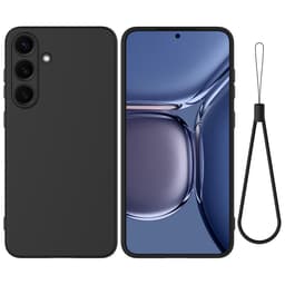 SKALO Samsung S25 FE Ohut Silikoni Suojakuori - Musta