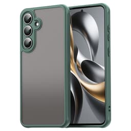 SKALO Samsung S25 FE Color Bumper Frosted Cover - Grøn