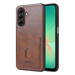 SKALO Samsung S25 FE AZNS K1 Kortholder Cover - Mørkebrun