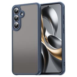 SKALO Samsung S25 FE Color Bumper Frosted Cover - Blå