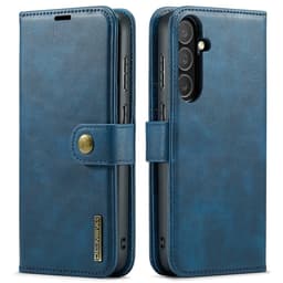 DG MING Samsung S25 FE 2-in-1 Magneetti Lompakkokotelo - Sininen
