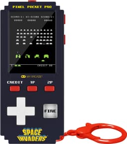 Min Arcade Pixel Pocket Pro Space Invaders bärbara spelkonsol