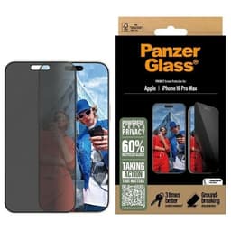 PanzerGlass iPhone 16 Pro Max Härdat Glas Skärmskydd Ultra-Wide Gaming- Clear