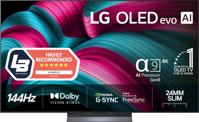 LG 77" C5 4K OLED evo TV (2025)