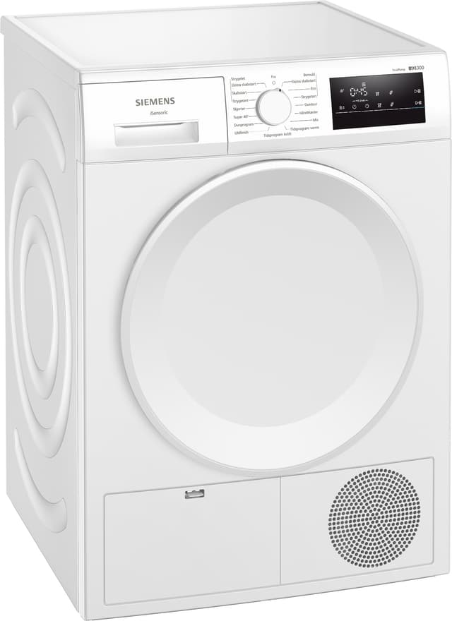 Siemens iQ300 torktumlare WT43H00LDN (8kg) vit