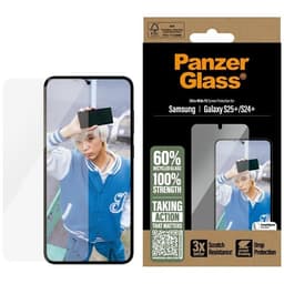 PanzerGlass Galaxy S25 Plus Härdat Glas Skärmskydd Ultra-Wide Fit - Clear