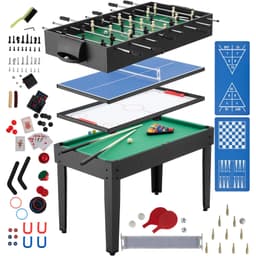 Multifunktionelt spillebord SirGameALot, 15i1, med tilbehør
