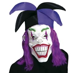 Mask Joker + hattu ja peruukki