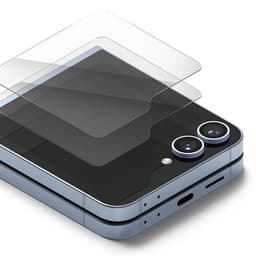 Ringke [2-Pack] Galaxy Z Flip 6/7 FE Härdat Glas Skärmskydd - Clear