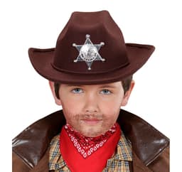 Cowboyhat brun
