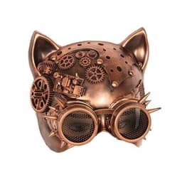 Maske Steampunk katt