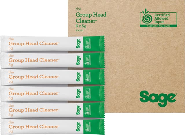 Sage kaffemaskine bryggehoved rengøringsmiddel poser 100002013 (Hvid)