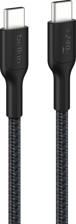 Belkin 240W USB-C laddningskabel (svart)