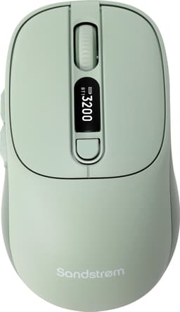 Sandstrøm Dual Mode trådlös mus (grön)