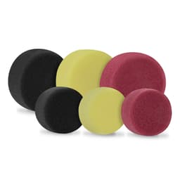 VONROC Polerpuder til Dual Action Polermaskiner |  Ø50mm & 75mm | Til Grov Polering, Fin Finish og Glans | Universel | Sæt med 6