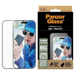 PanzerGlass iPhone 16 Pro Härdat Glas Skärmskydd Ultra-Wide Fit - Clear